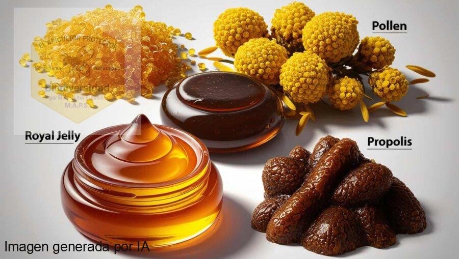 Desata la VITALIDAD. Secretos de la Alimentación de las Abejas 7 jalearealpolenypropoleo