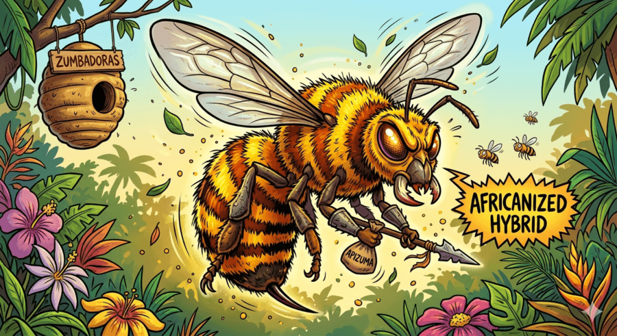 abeja africanizada